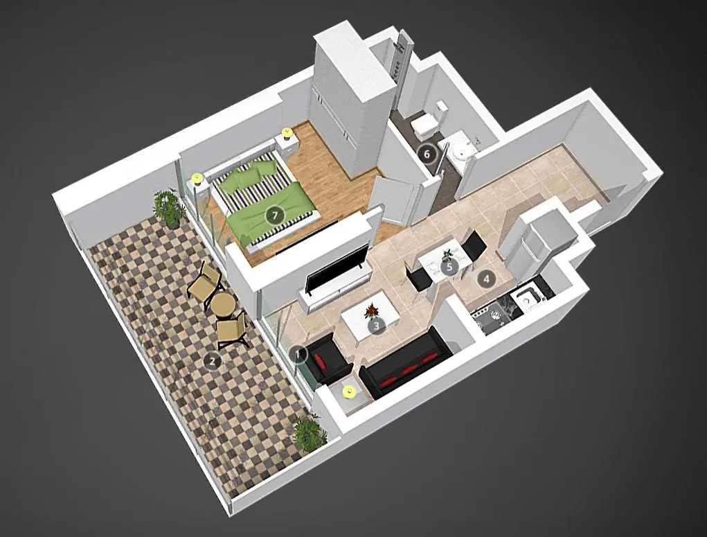 Modern And Cozy 1Br In Business Bay Lägenhet Dubai